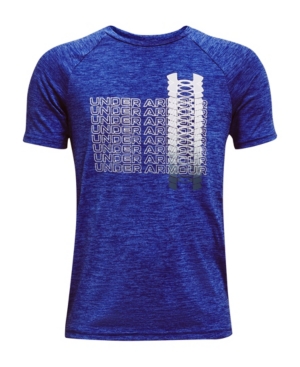 Under Armour Big Boys Tech Gradient Wordmark Short Sleeve Tee