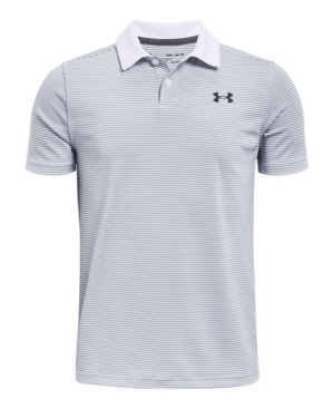 Big Boys Ua Performance Stripe Polo T-shirt