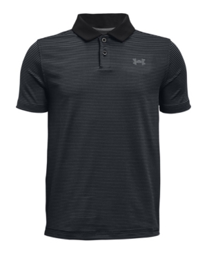 Big Boys Ua Performance Stripe Polo T-shirt