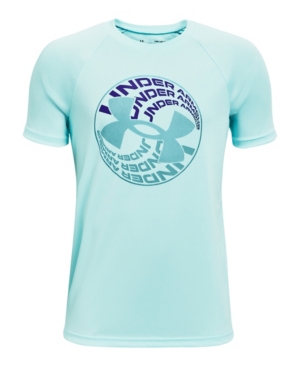 Big Boys Ua Tech Glow Circle Short Sleeve T-shirt