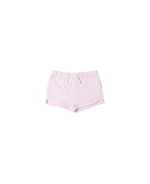 Little Girls Drawstring Waist Shortie Shorts
