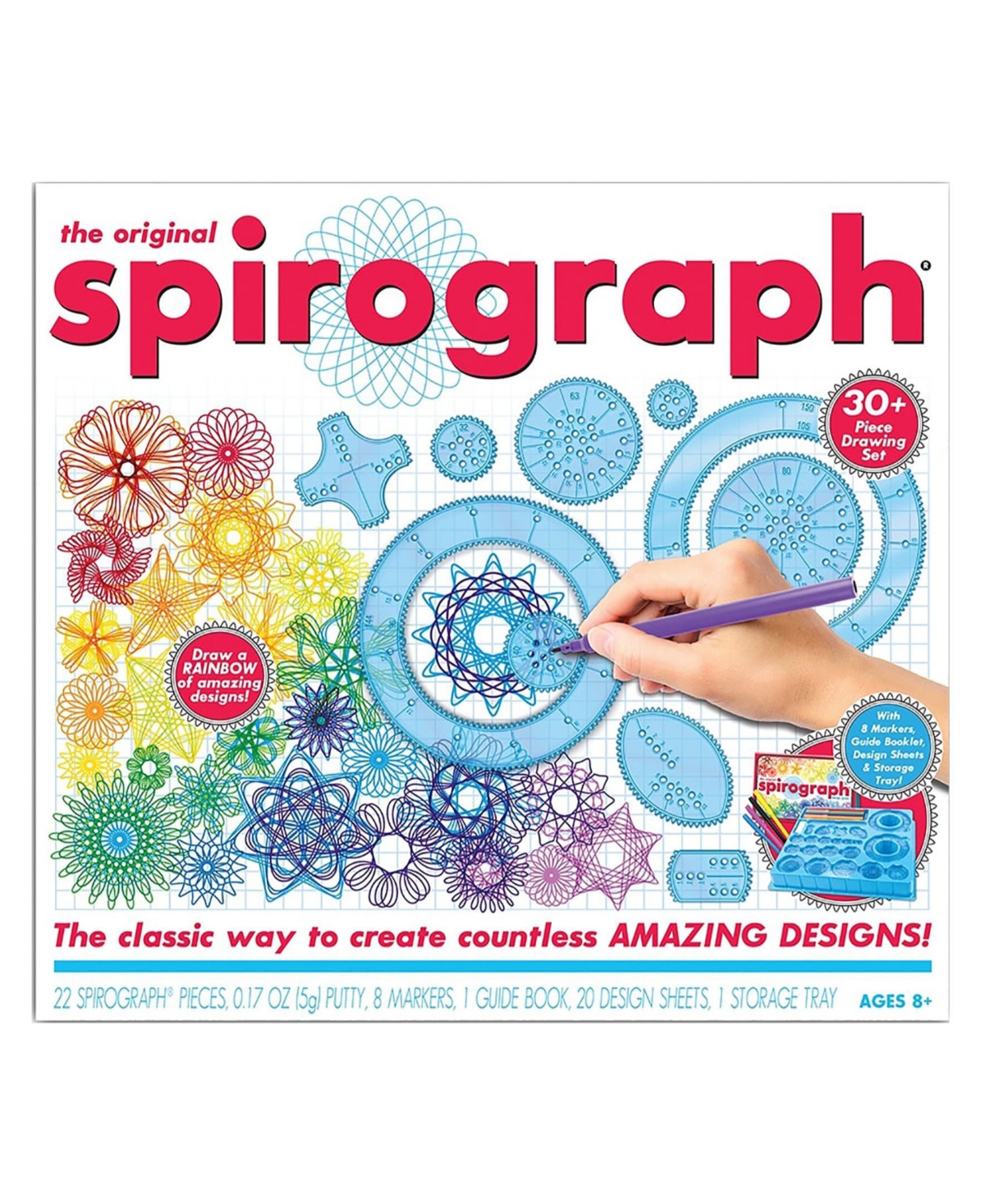 The Original Spirograph Drawing Kit with Markers and Guide Book - Multi