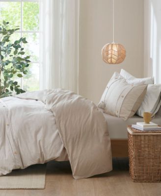 Dover Oversized 3-Pc. Duvet Cover Set, King/California King