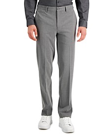 Men's Slim-Fit Gray Solid Suit Pants, Created for Macy's 