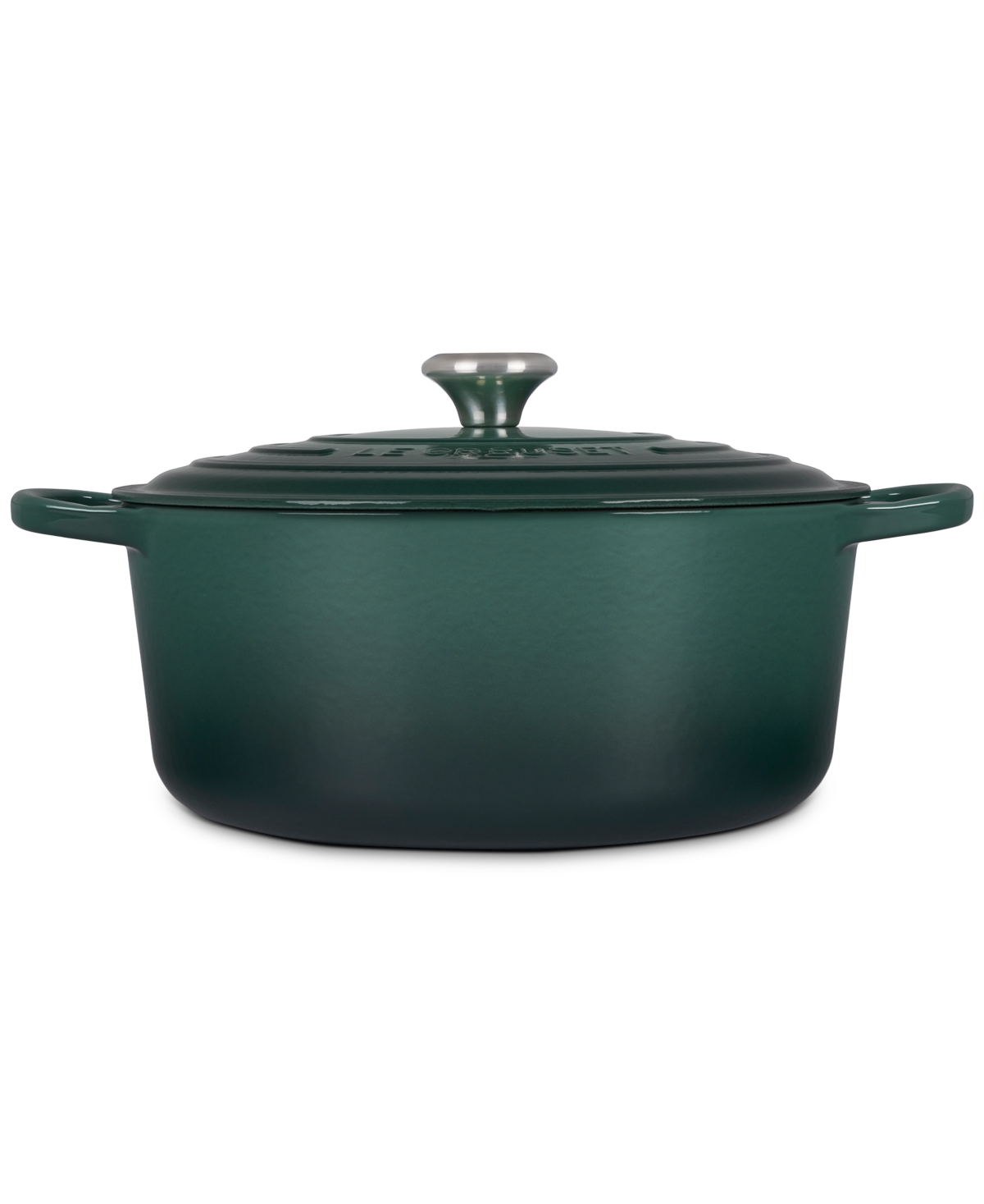 Le Creuset 9-qt. Signature Enameled Cast Iron Round Dutch Oven In Green