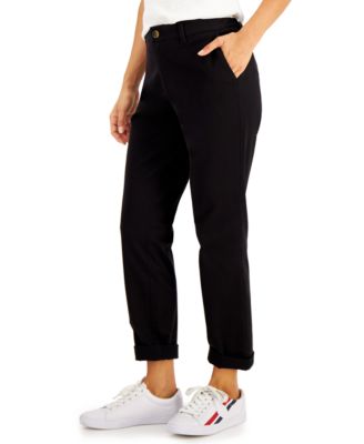 Women's TH Flex Hampton Cuffed Chino Straight-Leg Pants, Created for Macy's
