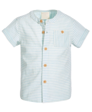 First Impressions Toddler Boys Stripe Shirt Created for Macy's