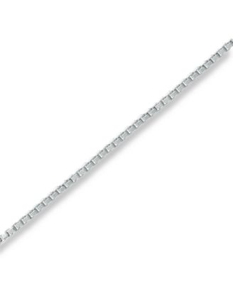 Adjustable 16"- 22" Box Link Chain Necklace in 18k Gold-Plated Sterling Silver, Created for Macy's (Also in Sterling Silver)