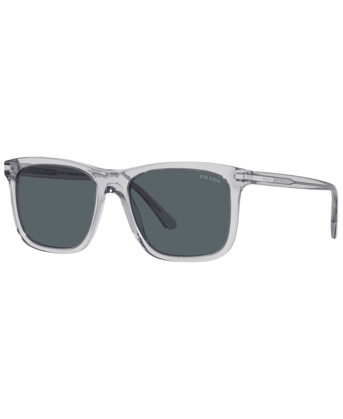 Shop Prada Men's Sunglasses, Pr 18ws In Grey Crystal,blue