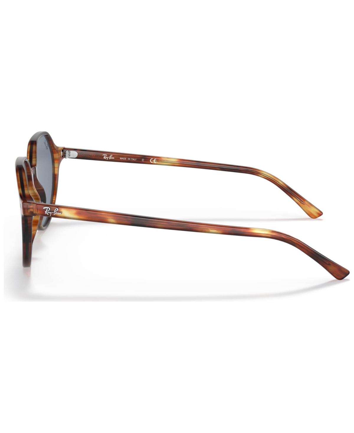 Ray Ban Womens Brown Rb2195 Thalia Square-frame Acetate Sunglasses In Striped Havana,blue