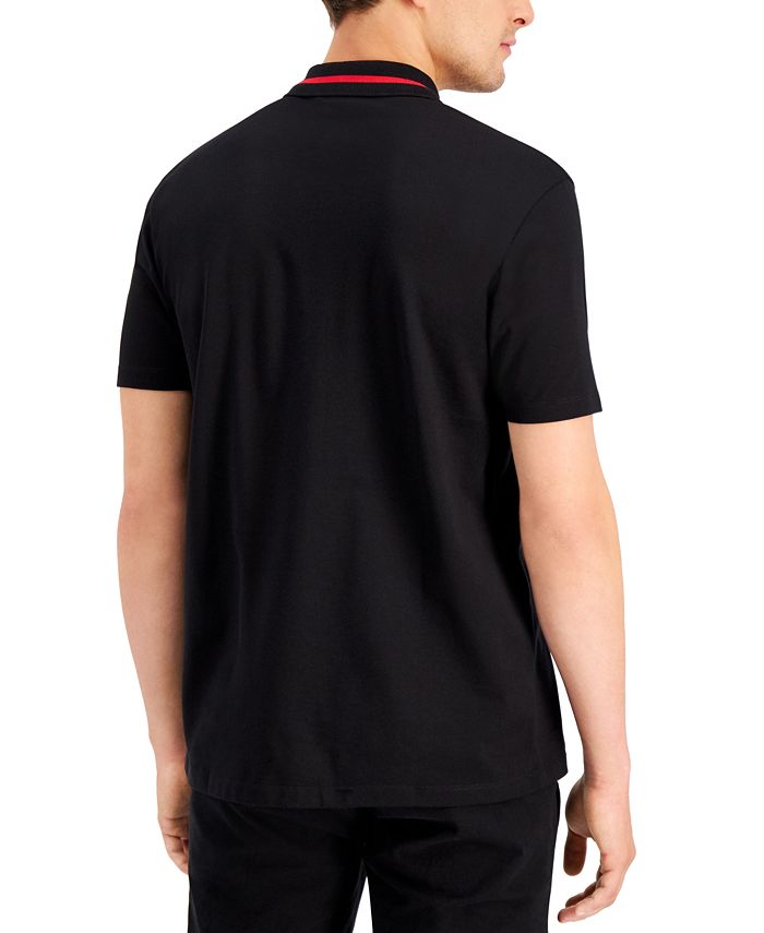 HUGO Boss Zipper Polo Shirt Macy's