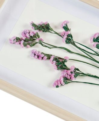 Avant Garden 2 Piece Floral Natural Shadowbox Set, 12" x 24"