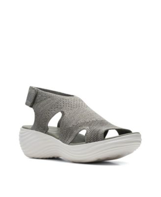 clarks womens white sandals