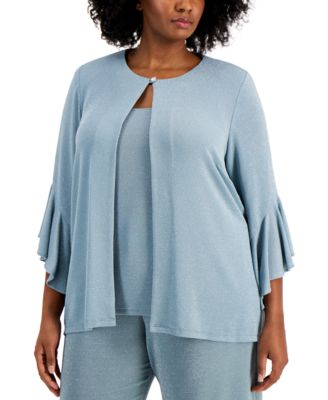 alex evenings twin sets plus size