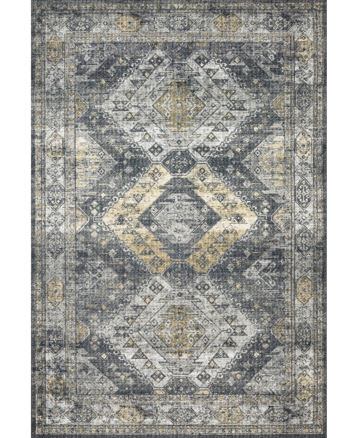 Loloi Ii Skye Sky-09 7'6in x 9'6in Area Rug - Slate
