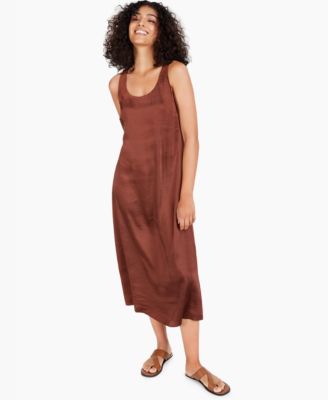 satin tank dress