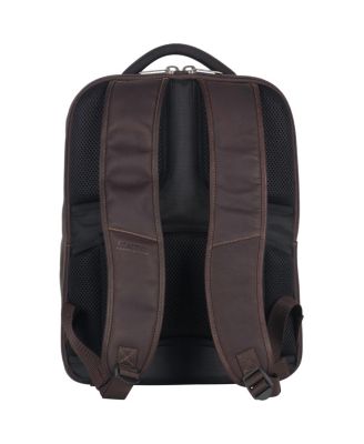 Full-Grain Colombian Leather 16" Laptop Tablet Travel Backpack