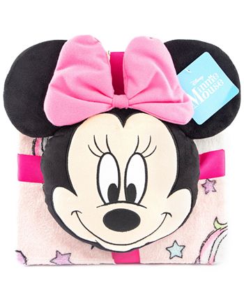 Pink Gucci Inspired Dog Robe with Matching Minnie Mouse Ears