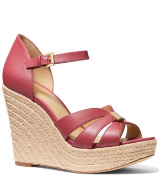 michael kors wedge shoes at macys