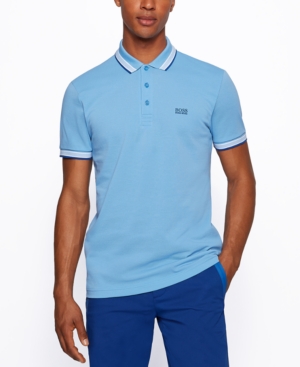 Boss Men's Cotton-Pique Polo Shirt