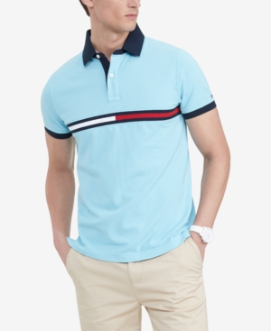 Tommy Hilfiger Men's Custom-Fit Tanner Logo Polo
