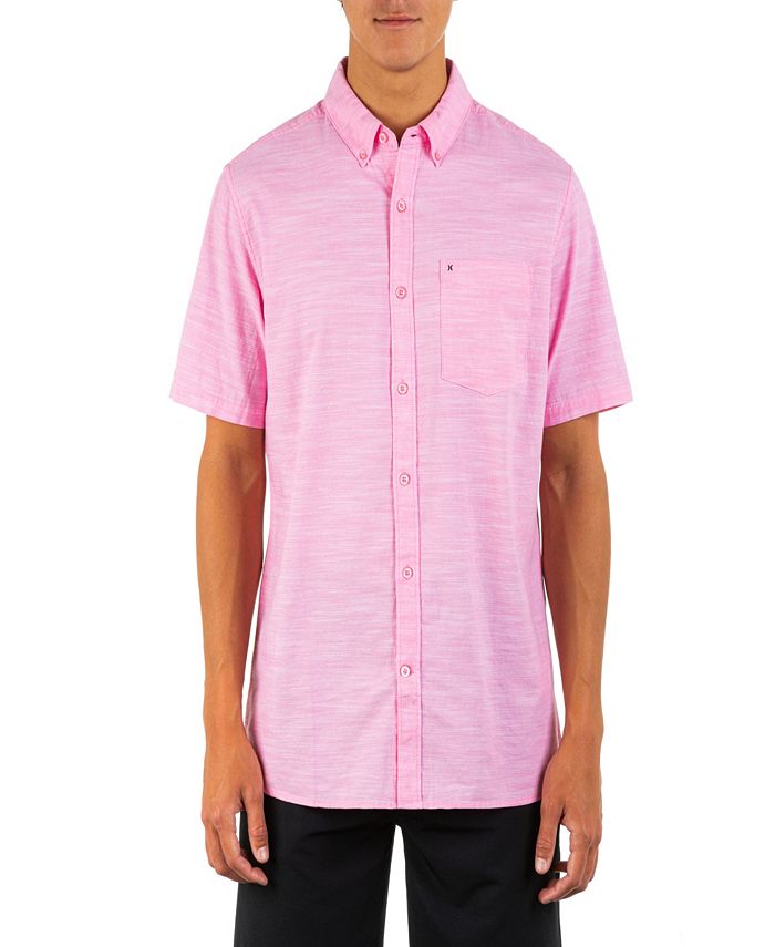 Hurley Men's One and Only 2.0 Short Sleeves Woven Shirt - Macy's