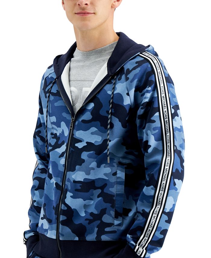 Michael Kors Men's ZipFront Camo Hooded Jacket Macy's