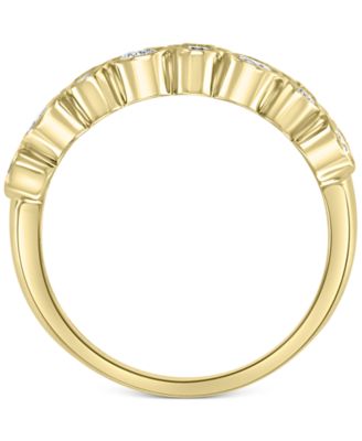 EFFY Collection EFFY® Diamond Bezel Cluster Ring (3/4 ct. t.w.) in 14k Gold