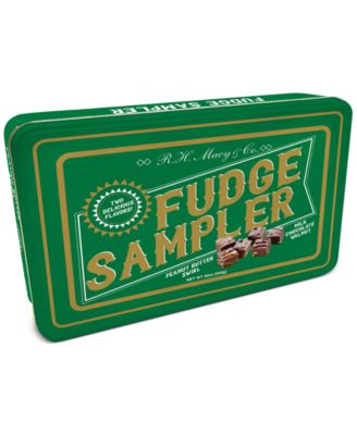 R.H. Macy & Co. - Vintage Fudge Sampler Peanut Butter Swirl & Milk Chocolate Walnut, Created for Macy's