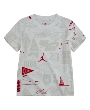 Jordan Big Boys Printed Logo T-shirt