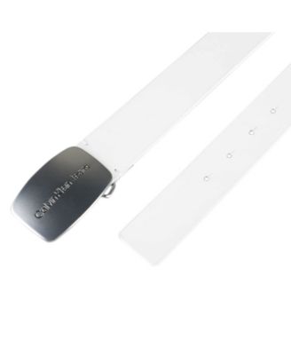 Calvin Klein Women's Jeans Casual Plaque Buckle Belt