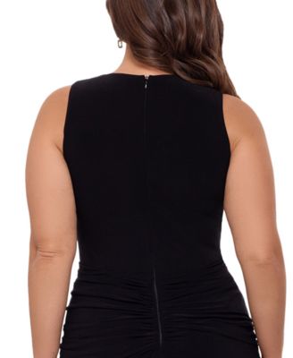 Plus Size V-Neck Gown