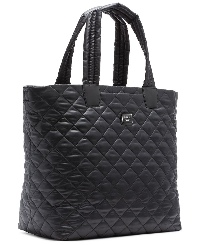 DKNY Maya Quilted Tote With Convertible Strap & Reviews - Handbags ...