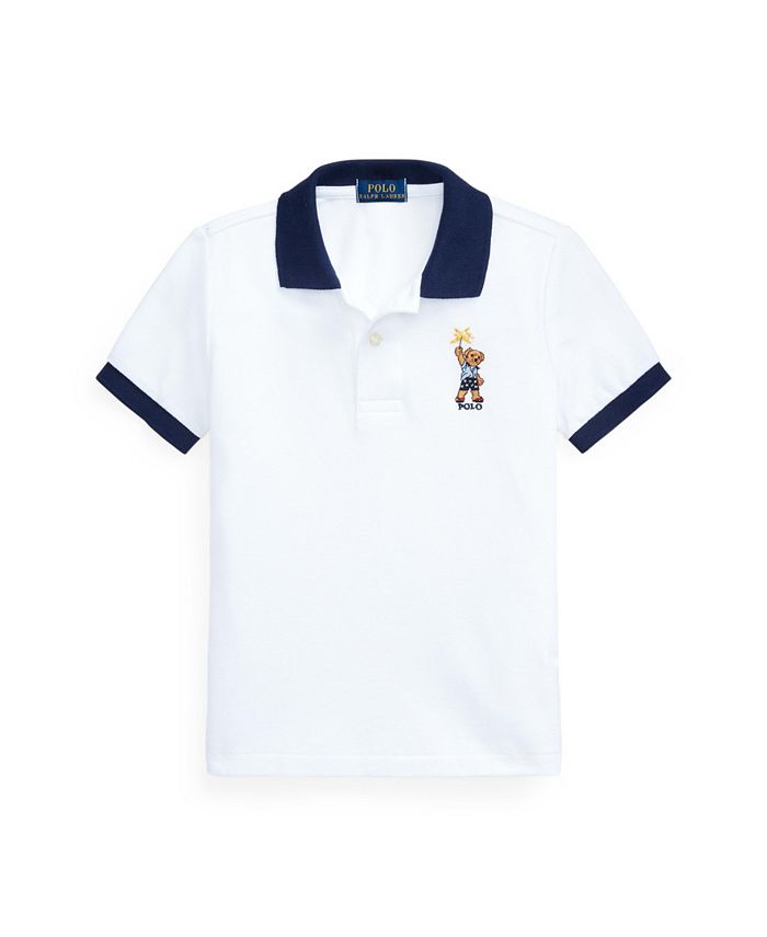 Polo Ralph Lauren Toddler Boys Sparkler Bear Polo Shirt - Macy's