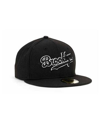 New Era Brooklyn Dodgers Black Heather Coop 59FIFTY Fitted Cap - Macy's