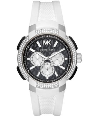 Michael Kors Sidney Multifunction Chambray Silicone selling Watch Mode