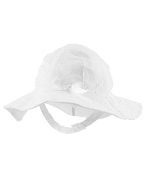 Baby Girls Floppy Eyelet Hat