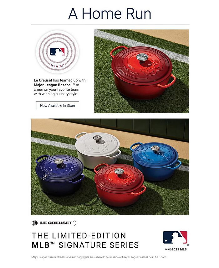 Le Creuset CLOSEOUT! MLB™ Boston Red Sox™ 7.25Qt. Round Dutch Oven