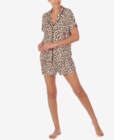 Printed Knit Boxer Shorts Pajama Set