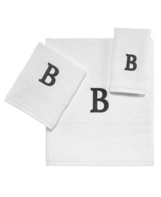 Avanti Block Monogram Initial Bedding In White U