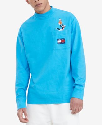 Tommy Hilfiger Men's Space Jam: A New Legacy x Tommy Jeans Long-Sleeve Pocket T-Shirt