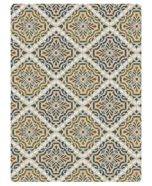 Bungalow Flooring 9 To 5 Chair Mats Damask Diamond 2'11" X 3'11" Area Rug In Multi