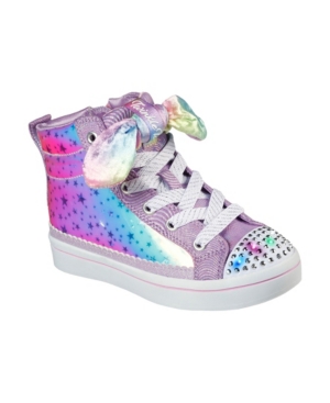 Skechers Little Girls Twinkle Toes: Twi-Lites - Scrunchie Magic Casual Sneakers from Finish Line
