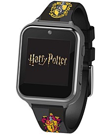 Harry Potter Kid's Touch Screen Black Silicone Strap Smart Watch, 46mm x 41mm