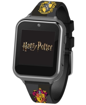 Warner Brothers Harry Potter Kid's Touch Screen Black Silicone Strap Smart Watch, 46mm X 41mm