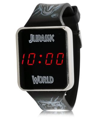 Jurassic Park Kid s Touch LED Screen Black Silicone Strap Watch 36mm x 33 mm Macy s