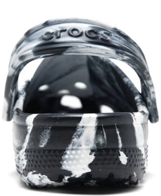 Crocs Lightweight Water-Resistant Tie-Dye Classic Clog Men Size 9 Black White KT s-l1200.png main image 3