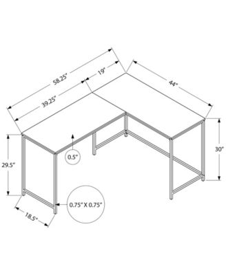 L-Shaped Desk with Ample Work Space