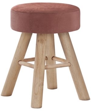 Ottoman Footrest with Wooden Legs