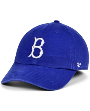 47 Brand Brooklyn Dodgers Classic Cooperstown Franchise Cap In Royalblue